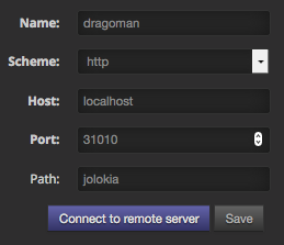 Hawtio Connection Details